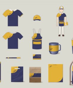 Corporate Brand Identity Elements Set – Professional Branding Vector Pack