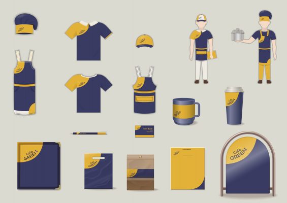 Corporate Brand Identity Elements Set – Professional Branding Vector Pack